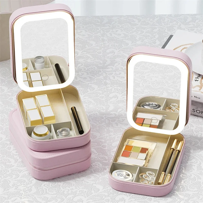 Boite de rangement pour bijoux avec miroir™
